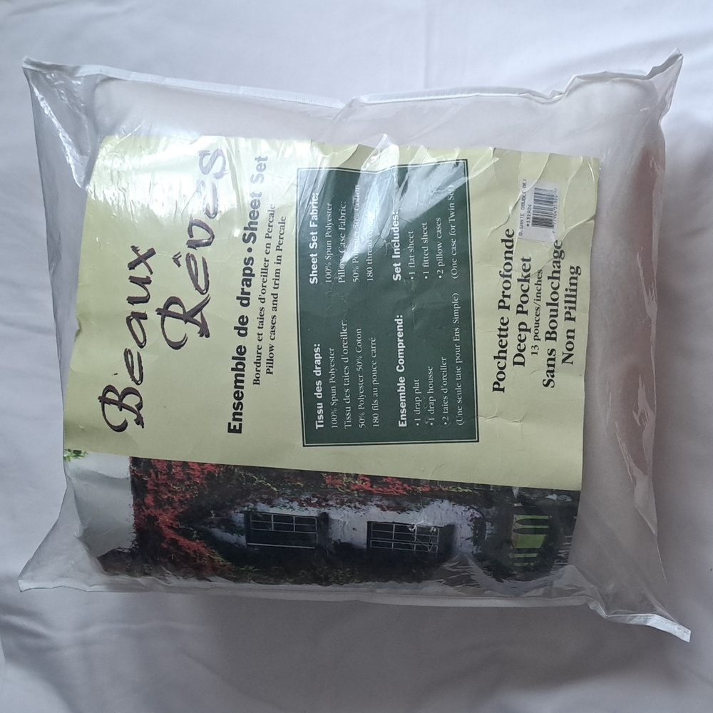 New without tag double health sheet set